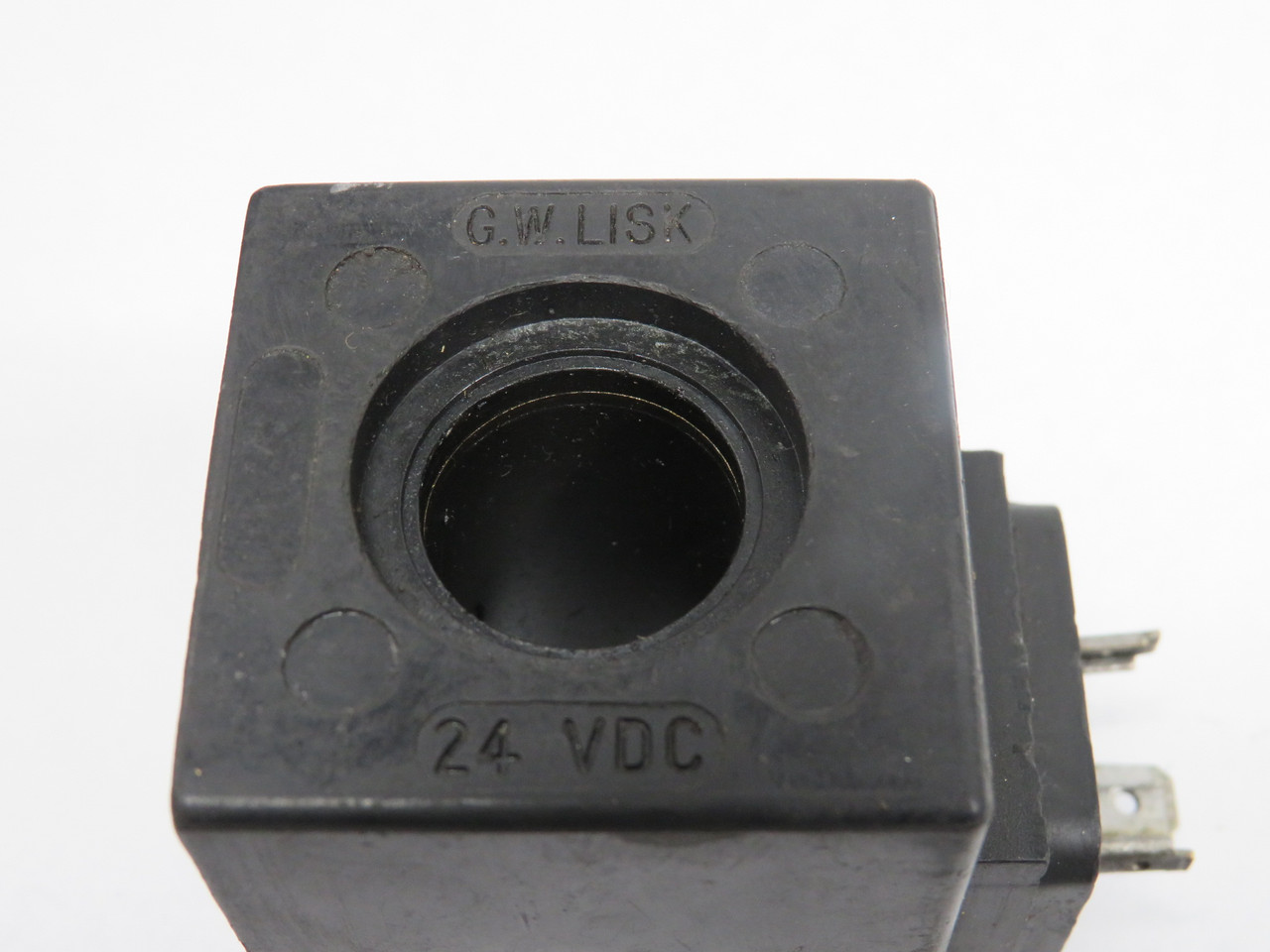 G.W. Lisk Solenoid Valve Coil 24VDC 5/8" ID USED