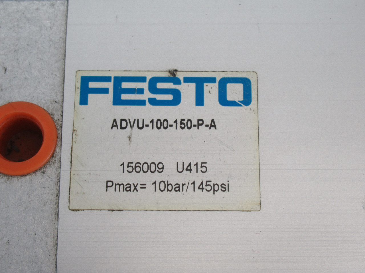 Festo 156009 ADVU-100-150-P-A Compact Cylinder 100mm Piston D 150mm Stroke USED