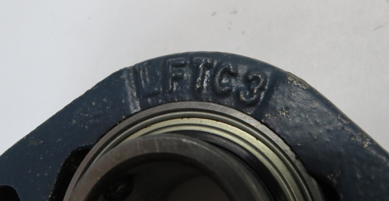 RHP LFTC1 Flange Bearing Unit 2 Bolt 1" Bore Cast Iron NO SPOUT NOP