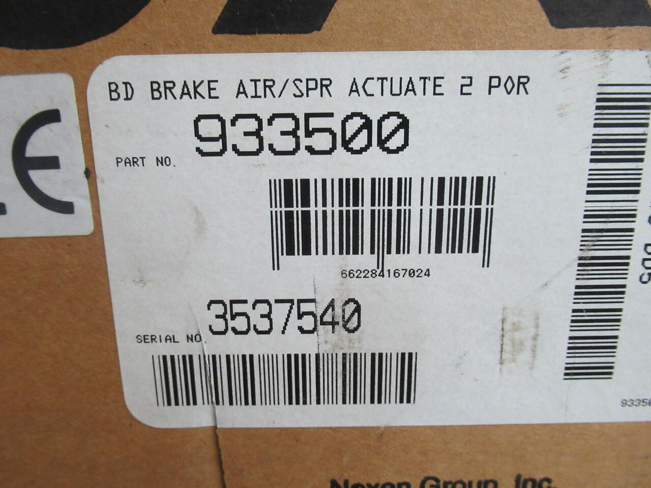 Nexen Group 933500 BD Caliper Brake Spring/Air Foot Mounted SHELF WEAR NEW
