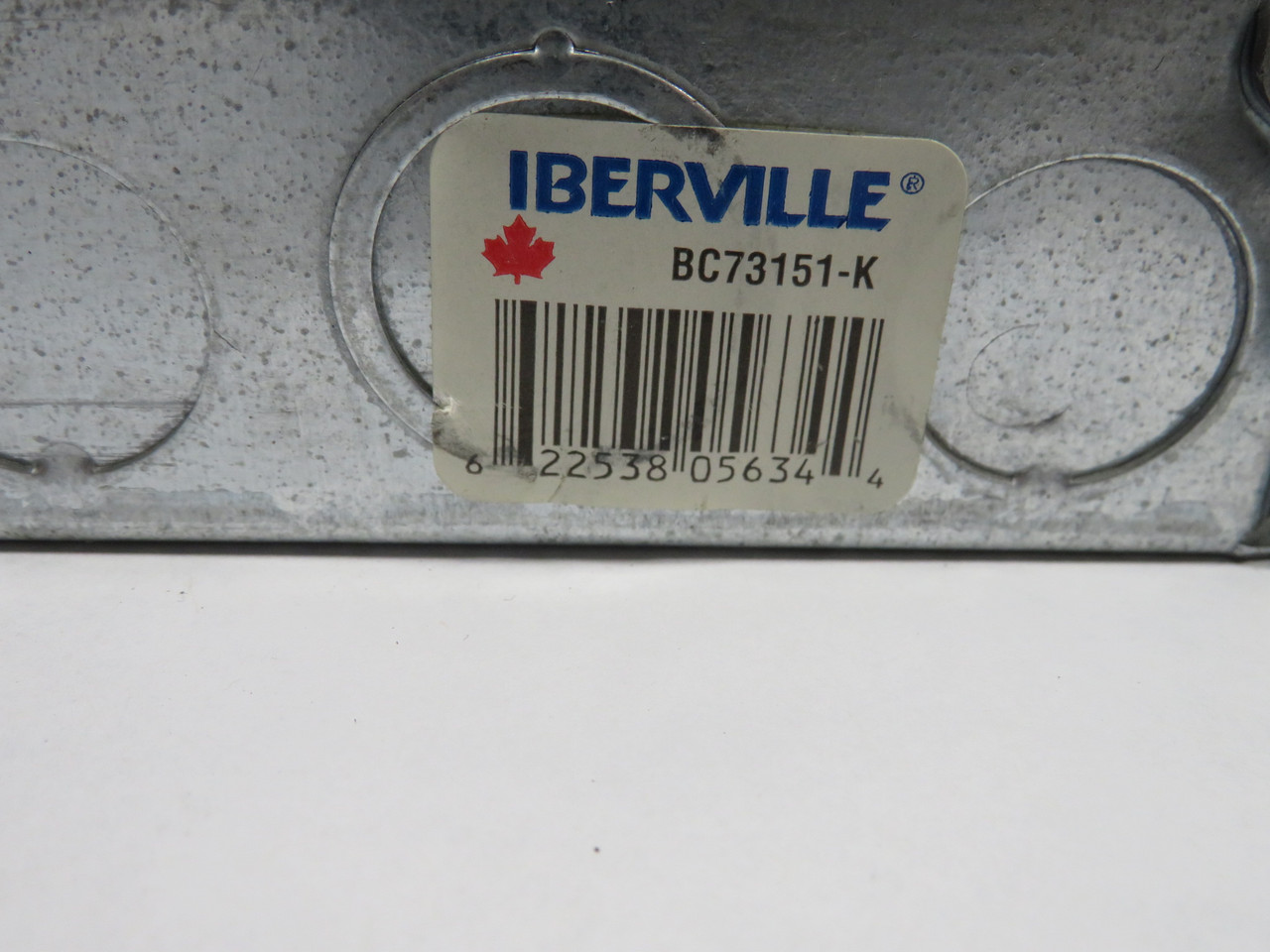 Iberville BC73151-K Box Extension Ring 4-11/16 x 4-11/16 x 1-1/2” 30cu.in. NOP
