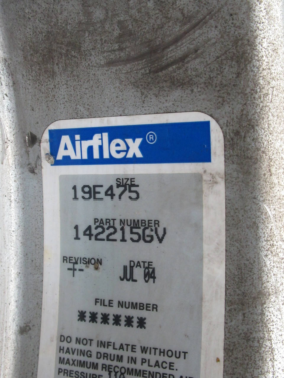 Eaton 19E475 142215GV 13-1/4 B.C. Element for Drum Clutch Brake USED