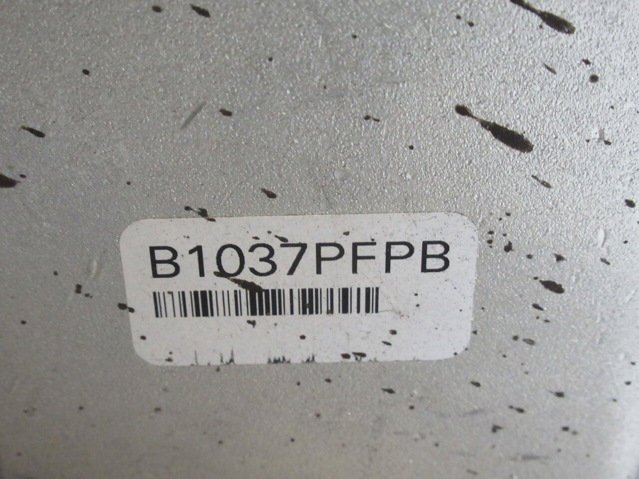 Generic B1037PFPB Rigid Yellow Caster Wheel Cast Iron Core 200mm Dia USED