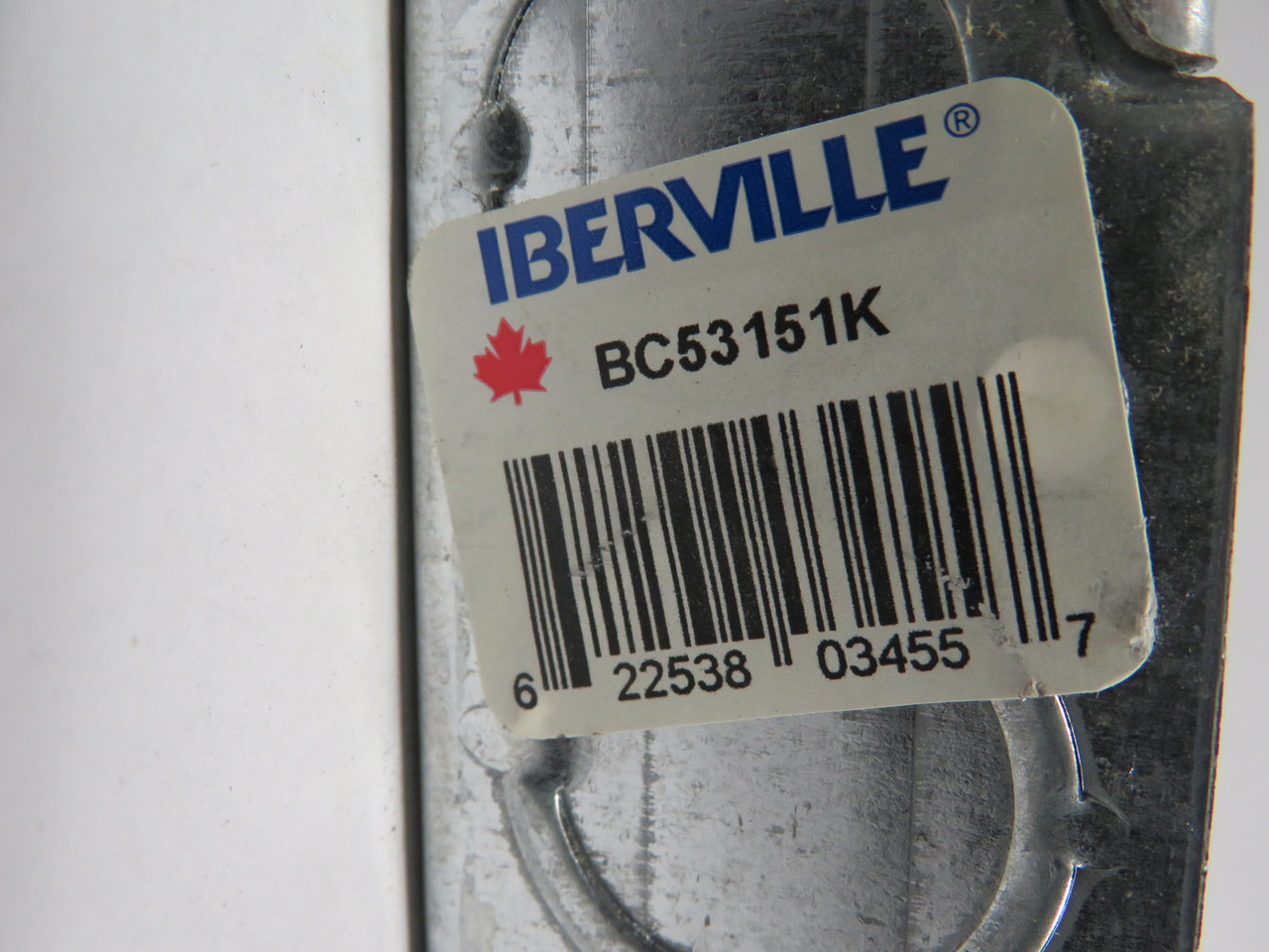Iberville BC53151-K Box Extension Ring 4 x 4 x 1-1/2” 21cu.in. NOP
