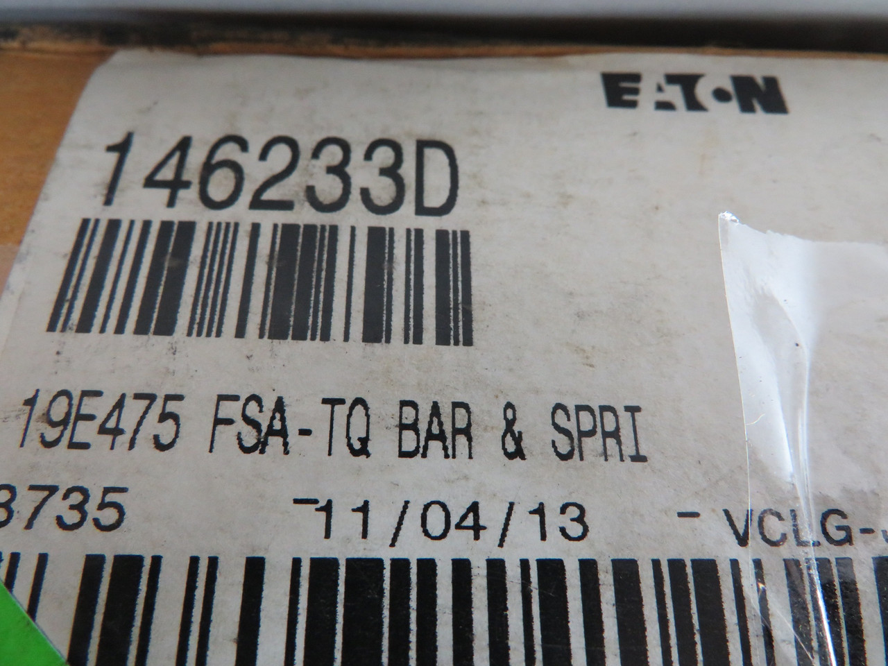 Eaton 19E475 Friction Shoe Assembly w/ Torque Bar/Springs 12Pk SHELF WEAR NEW