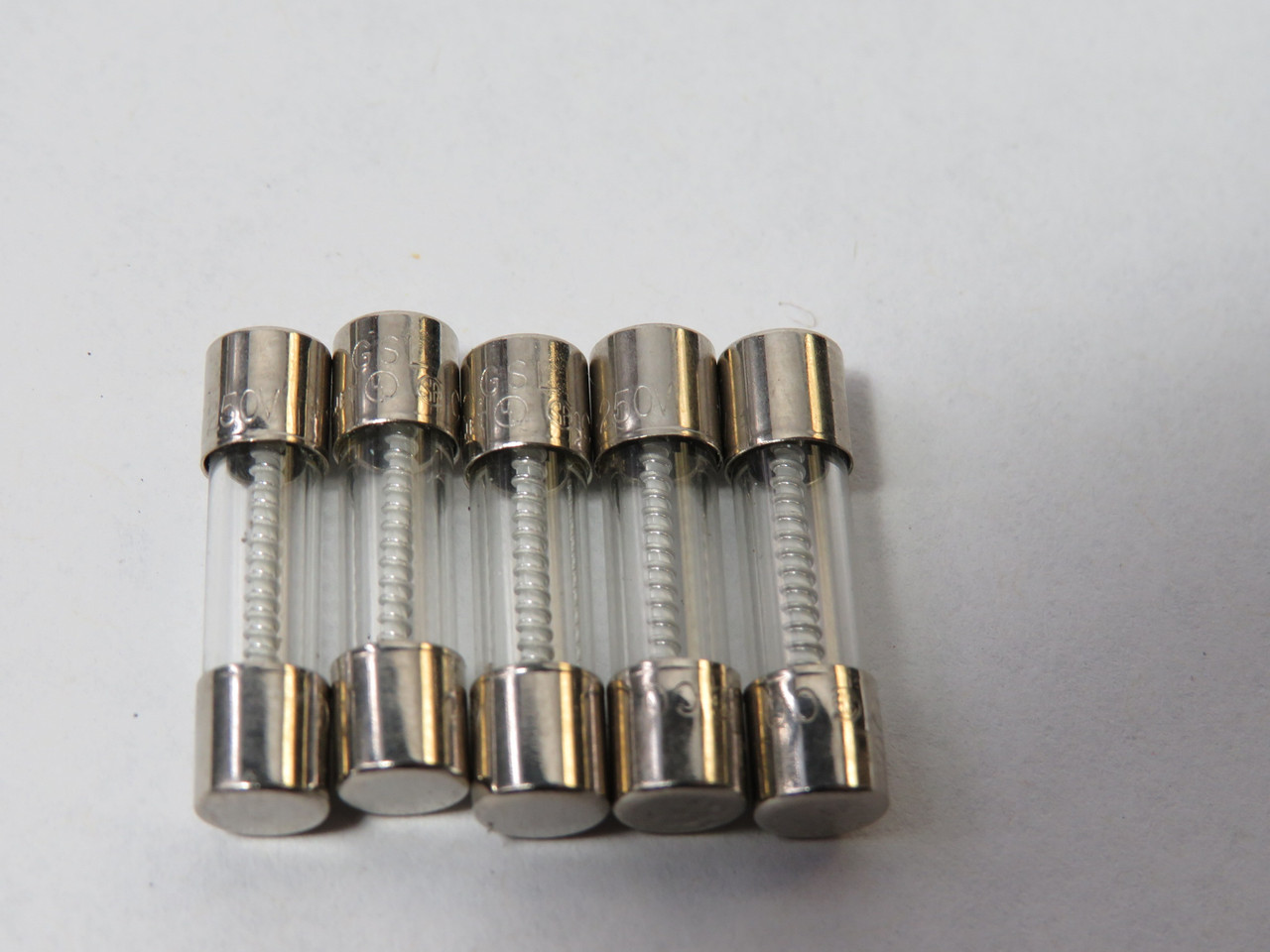 Conquer GSL-4 Miniature Glass Fuse 250V 4A 5-Pack NEW