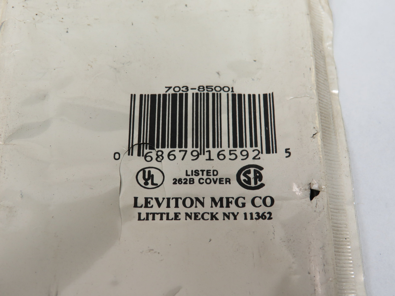 Leviton 85001 1-Gang Brown Toggle Switch Wallplate Lot of 10 NWB