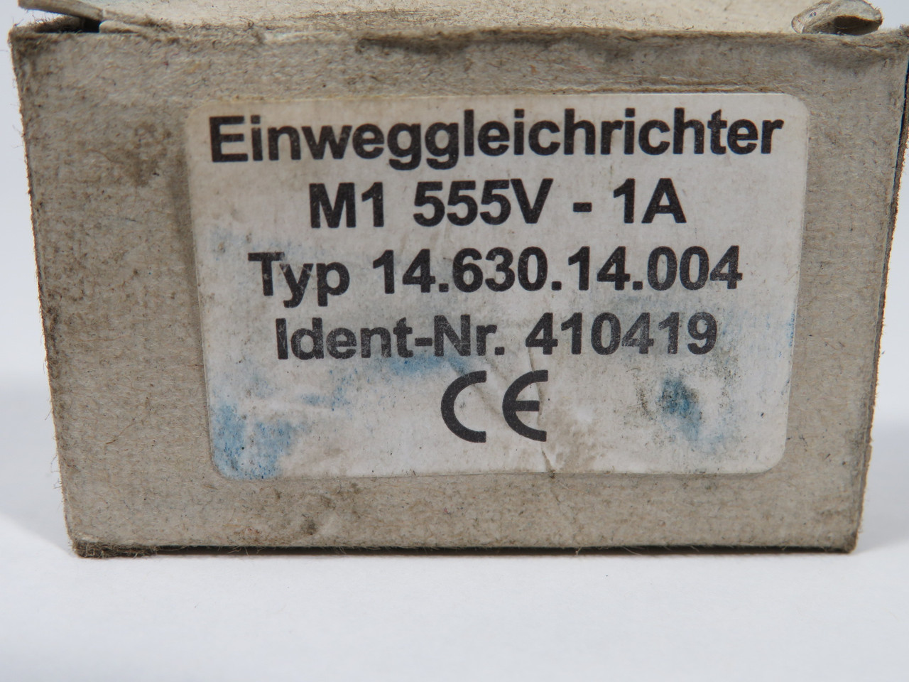 Lenze 14.630.14.004 Half Wave Rectifier 555V 1A SHELF WEAR NEW