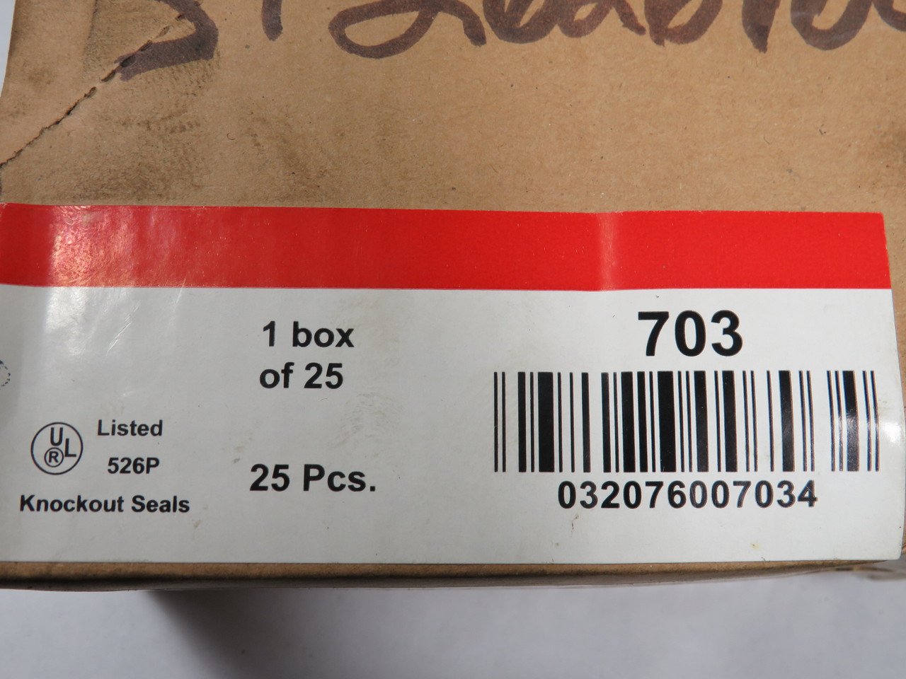 Gardner Bender KO703 1” Knockout Seal 25-Pack BOX DAMAGE NEW