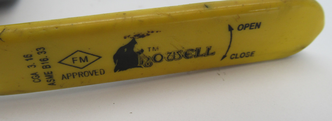 Howell HQ104-BR-IP-114 Brass Ball Valve 1-1/4" NPT 600CWP 150SWP 1/2 psi USED