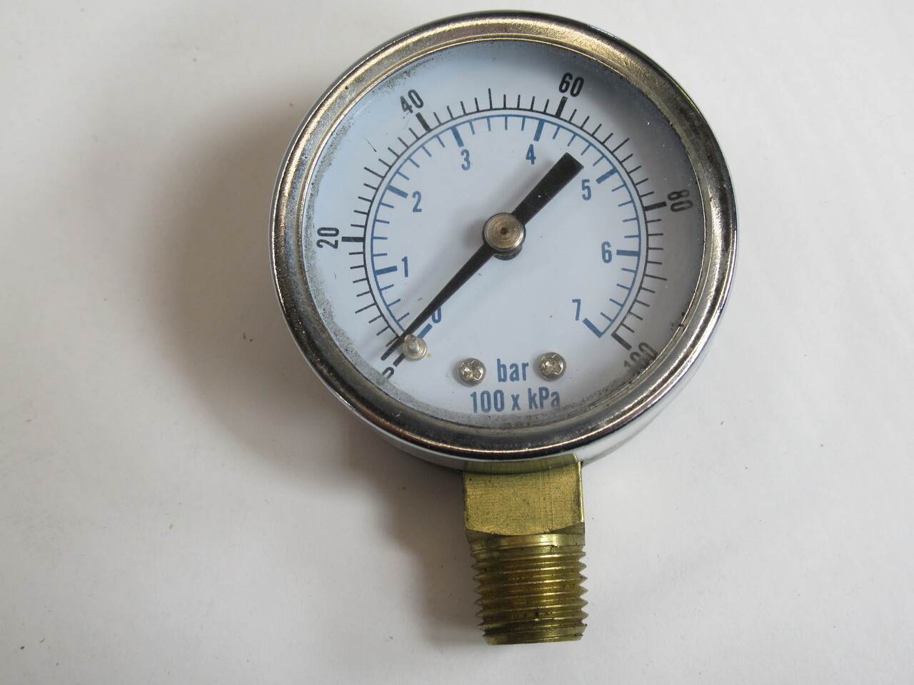 Generic Dry Pressure Gauge 0-100 psi 100xkPa 0-7 bar 2" Dial 1/4" NPT NOP