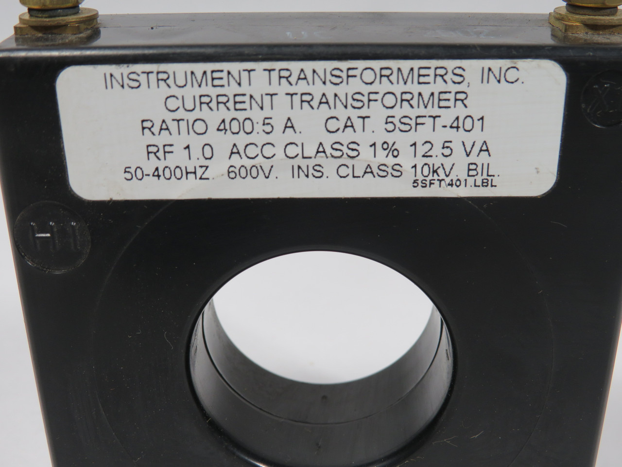 Instrument Transformers 5SFT-401 Current Transformer 600V 400:5A Ratio USED