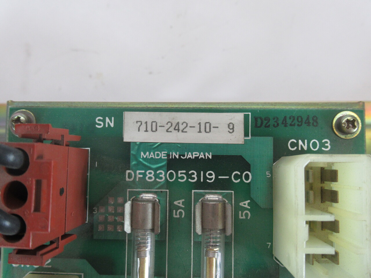 Yaskawa JZNC-TU58 Power Supply 1Ph 50/60Hz 107VA USED