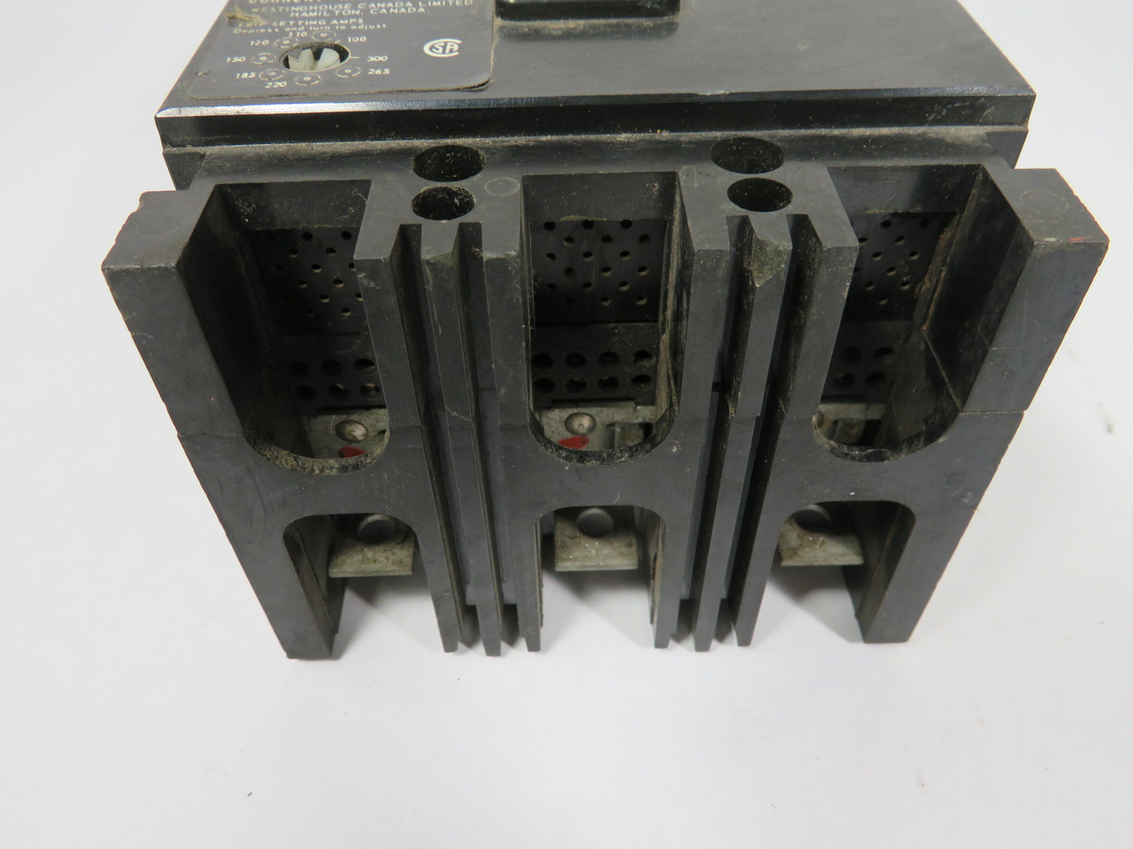 Westinghouse MCP13300S Circuit Breaker 30A 600VAC 3P MISSING SCREWS USED