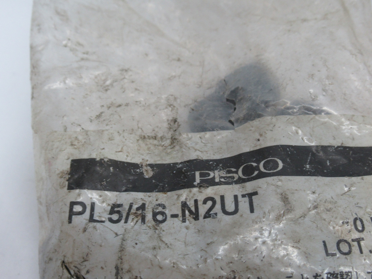 Pisco PL5/16-N2UT Push-In Elbow Fitting 5/16" Tube 1/4 NPT 10-Pk SHELF WEAR NWB