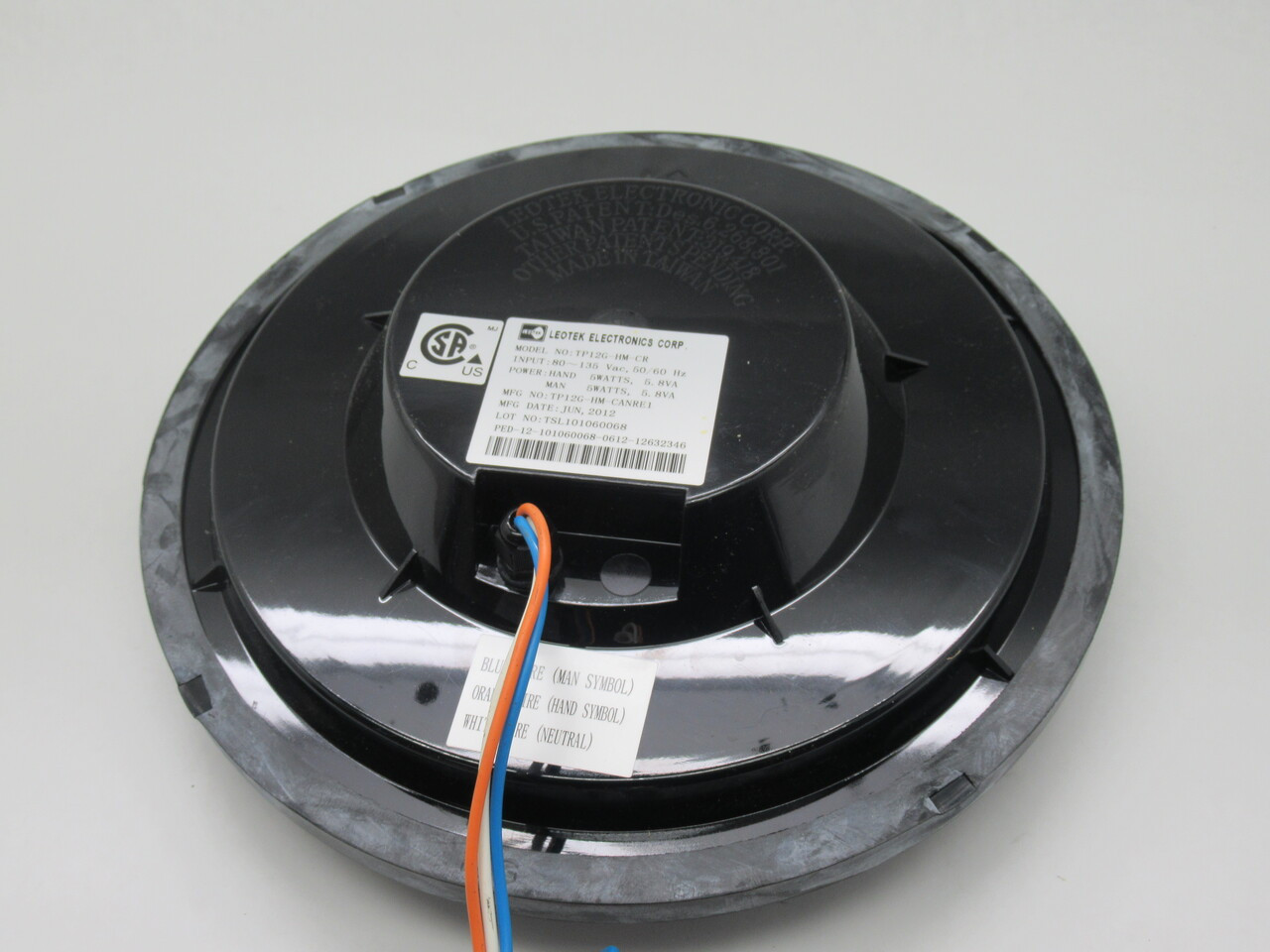 Leotek Electronics TP12G-HM-CR 12" Round Pedestrian Signal Module SHELF WEAR NOP