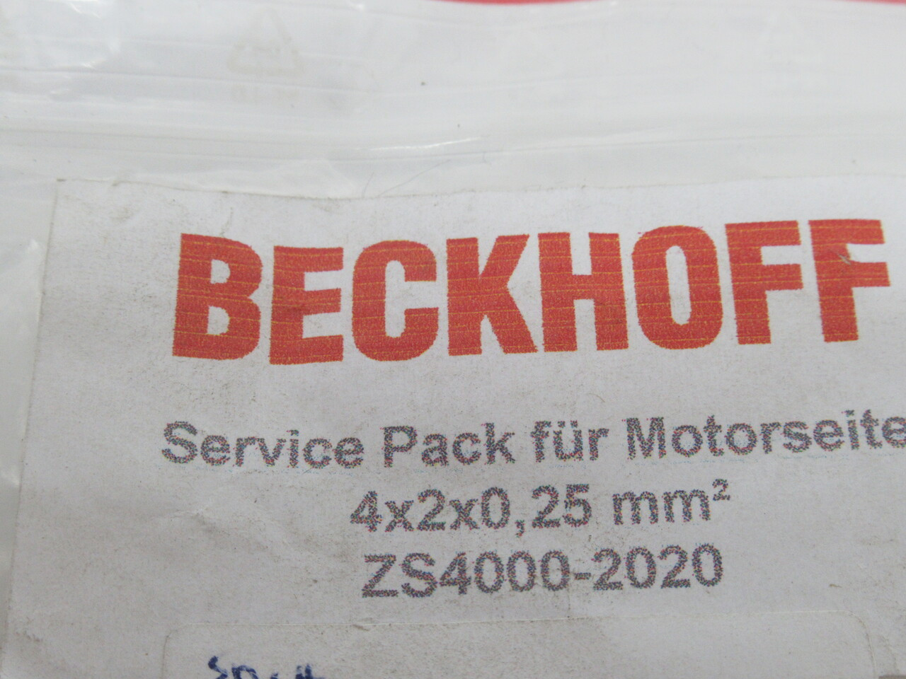 Beckhoff ZS4000-2020 M23 EMC Resolver Plug 12-Pin 4x2x0.25mm2 500 Cycles NWB
