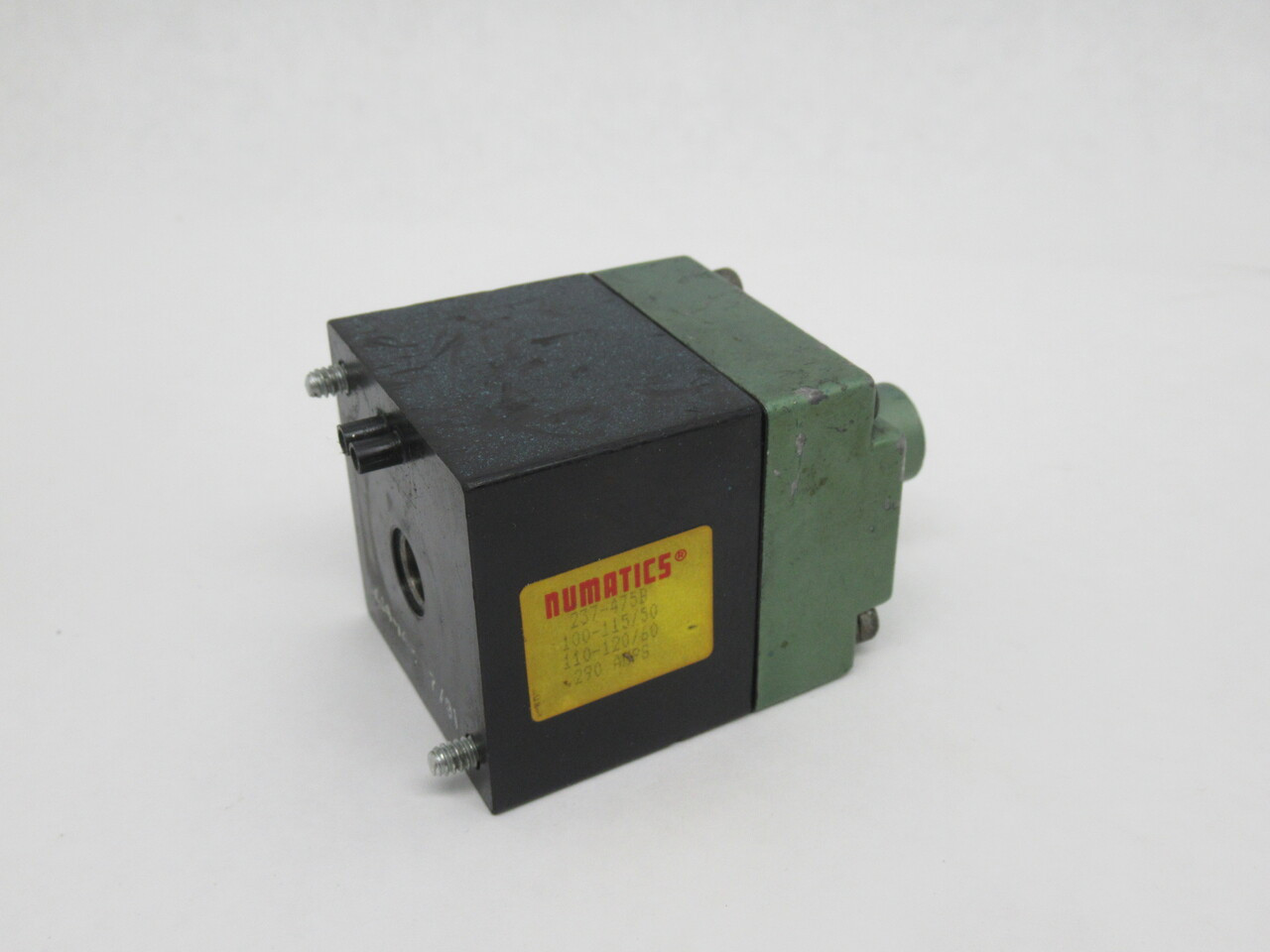 Numatics 237-475B Solenoid Coil 100-115V/50Hz 110-120V/60Hz 0.290A USED