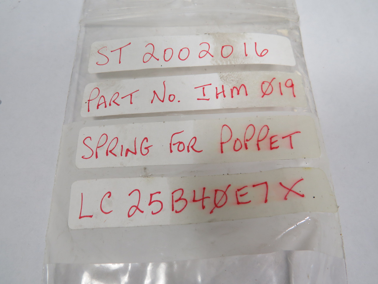 Generic IHM-019 Spring For LC25B40E7X Poppet 2-1/8" L 1-5/8" W LOT OF 4 NOP