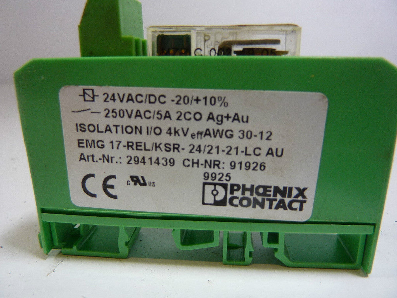 Phoenix Contact 2941439 Relay Module USED