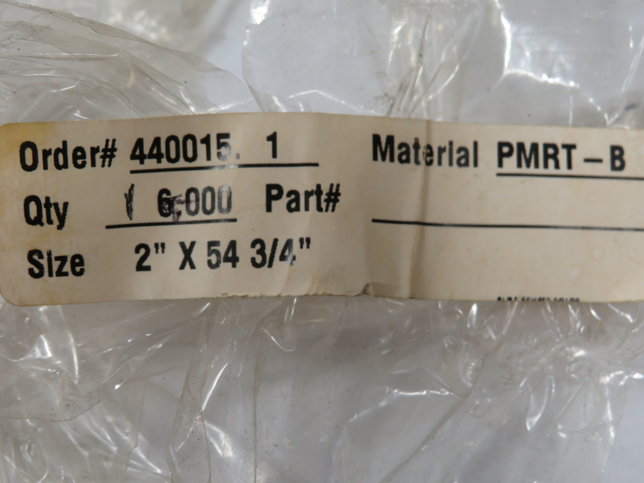 Generic PMRT-B Black Conveyor Belt 2" x 54-3/4" NOP