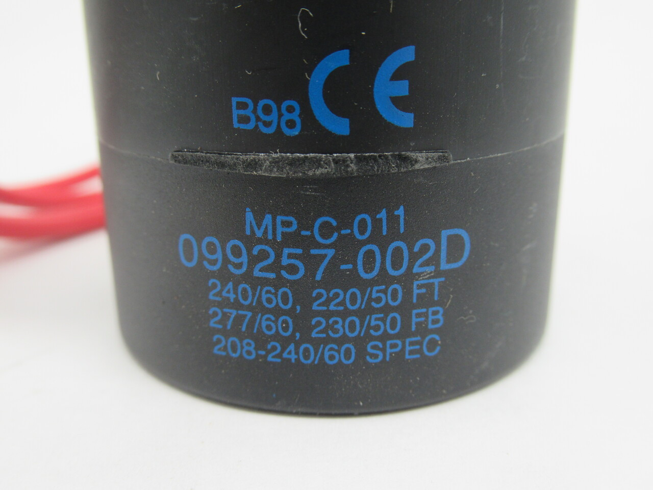 Asco 099257-002-D Solenoid Coil 220/240V 50/60Hz 230/277V 50/60Hz SHELF WEAR NOP