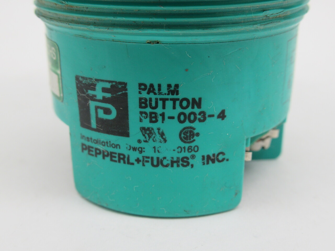 Pepperl+Fuchs PB1-003-4 Capacitive Palm Button 120VAC 40mA 250VAC/90VDC 1A USED