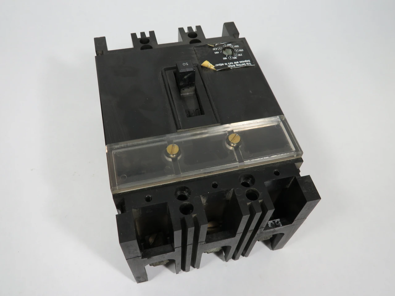 Westinghouse MCP23480S Circuit Breaker 50A 600VAC 3-Pole SHELF WEAR USED