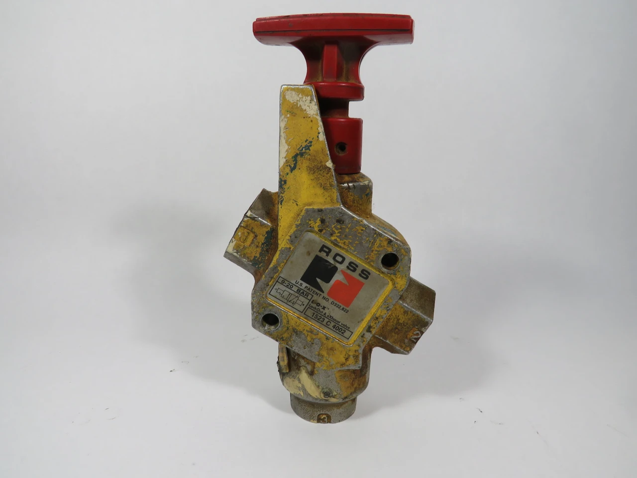 Ross 1523-C-4002 Lockout & Exhaust Valve 1/2" NPT Output 3/4" SHELF WEAR USED