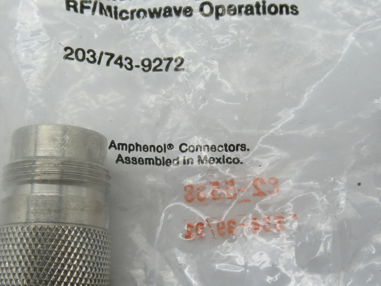 Amphenol 82-5588 Twin Axial Barrel Adapter Jack-Jack NWB