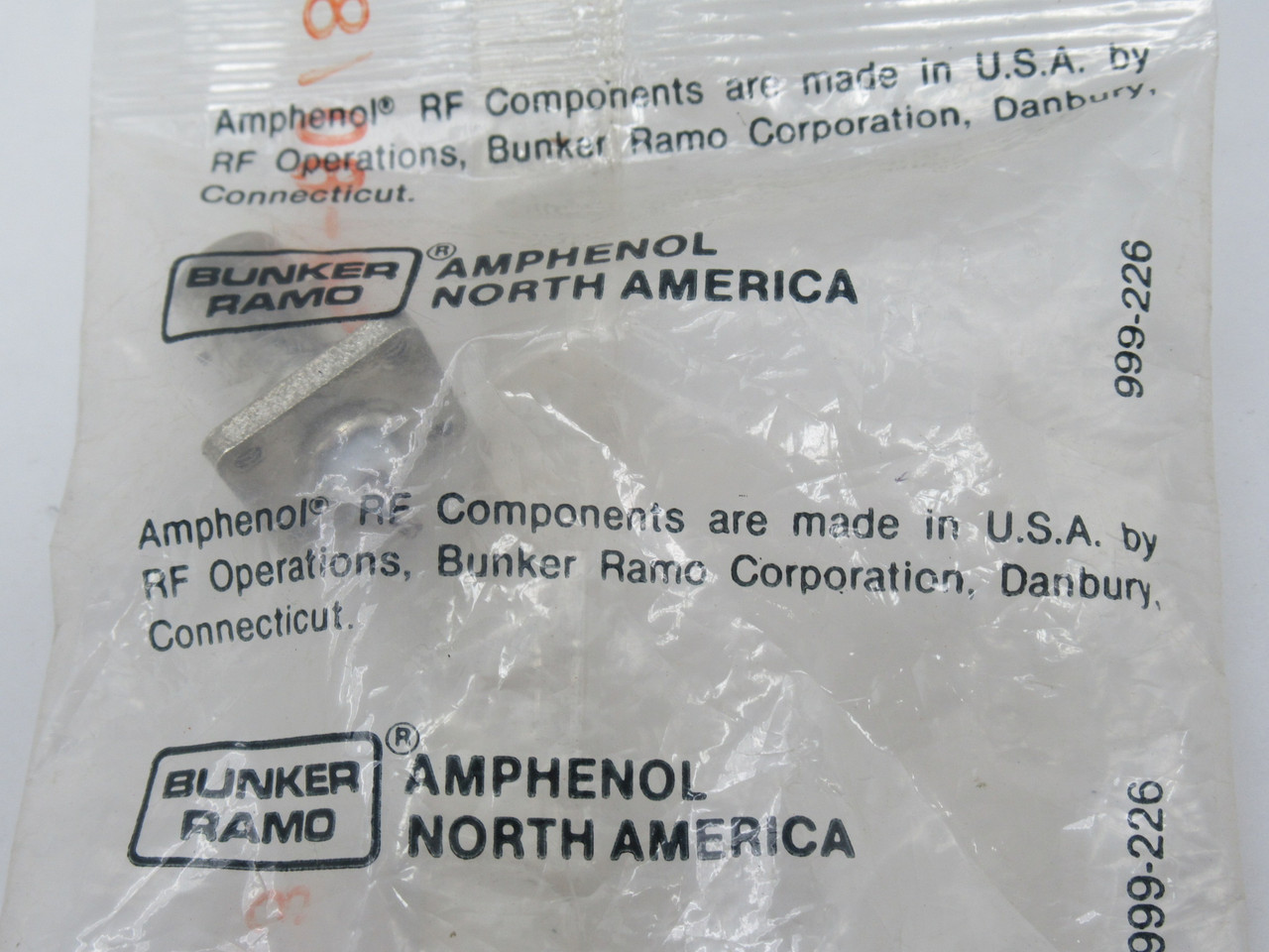 Amphenol 031-3 Straight Receptacle Jack 4-Hole Flange UG-290/U NWB