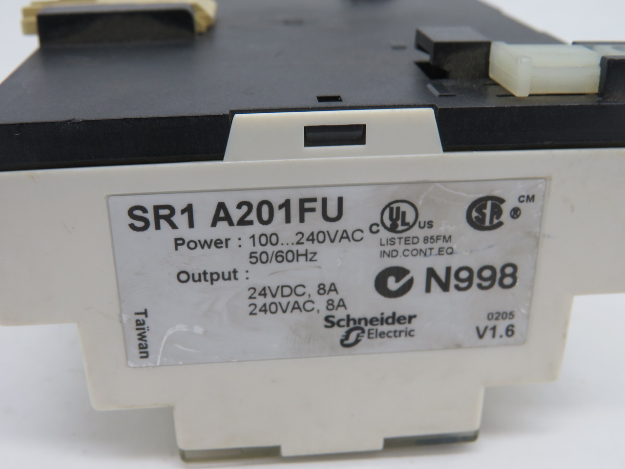 Schneider Electric SR1A201FU Protection Module 8A 240VAC USED