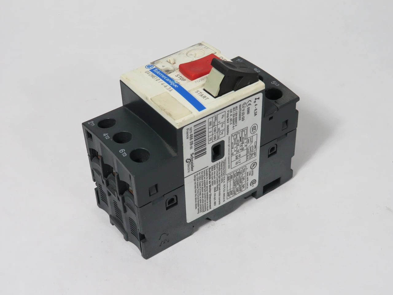 Telemecanique GV2ME10 Motor Starter Protector 4-6.3A 690V USED