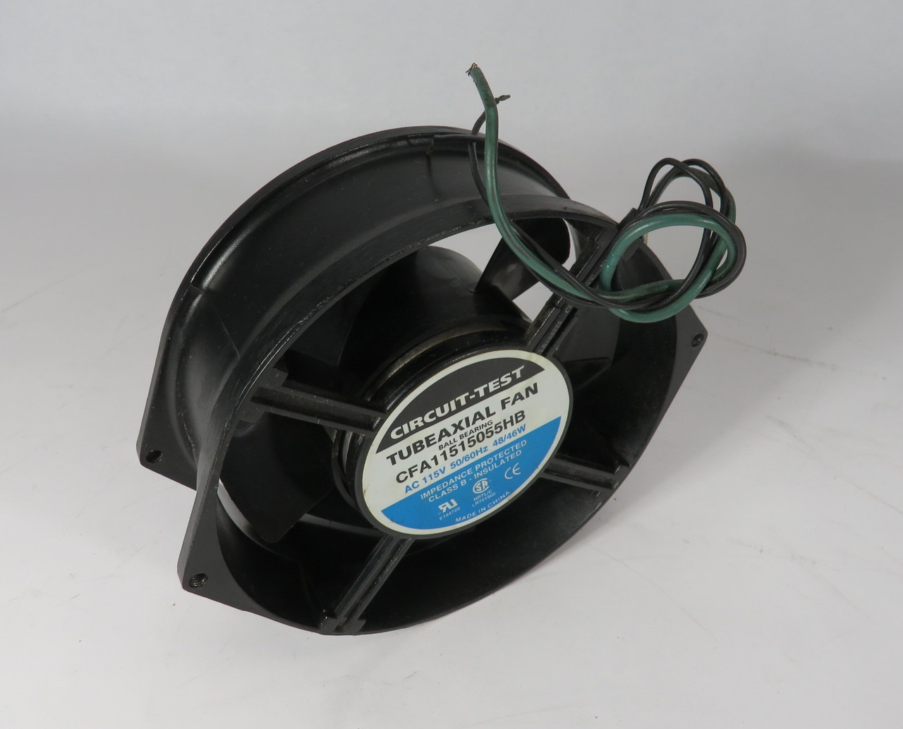 Circuit-Test CFA11515055HB Ball Bearing Fan 115VAC 50/60Hz 48/46W 150x55mm USED
