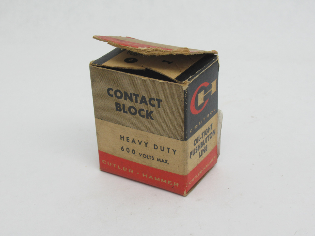 Cutler-Hammer 10250T3 Contact Block 600VAC 2NC BOX SHELF WEAR NEW