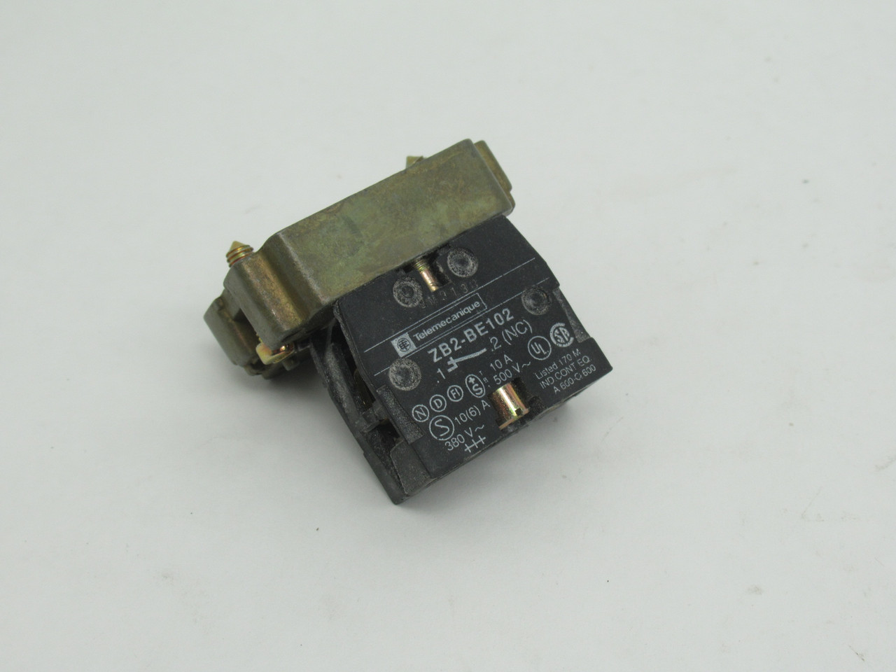 Telemecanique ZB2BZ102 Mounting Base with Contact Block 1NC SHELF WEAR NEW