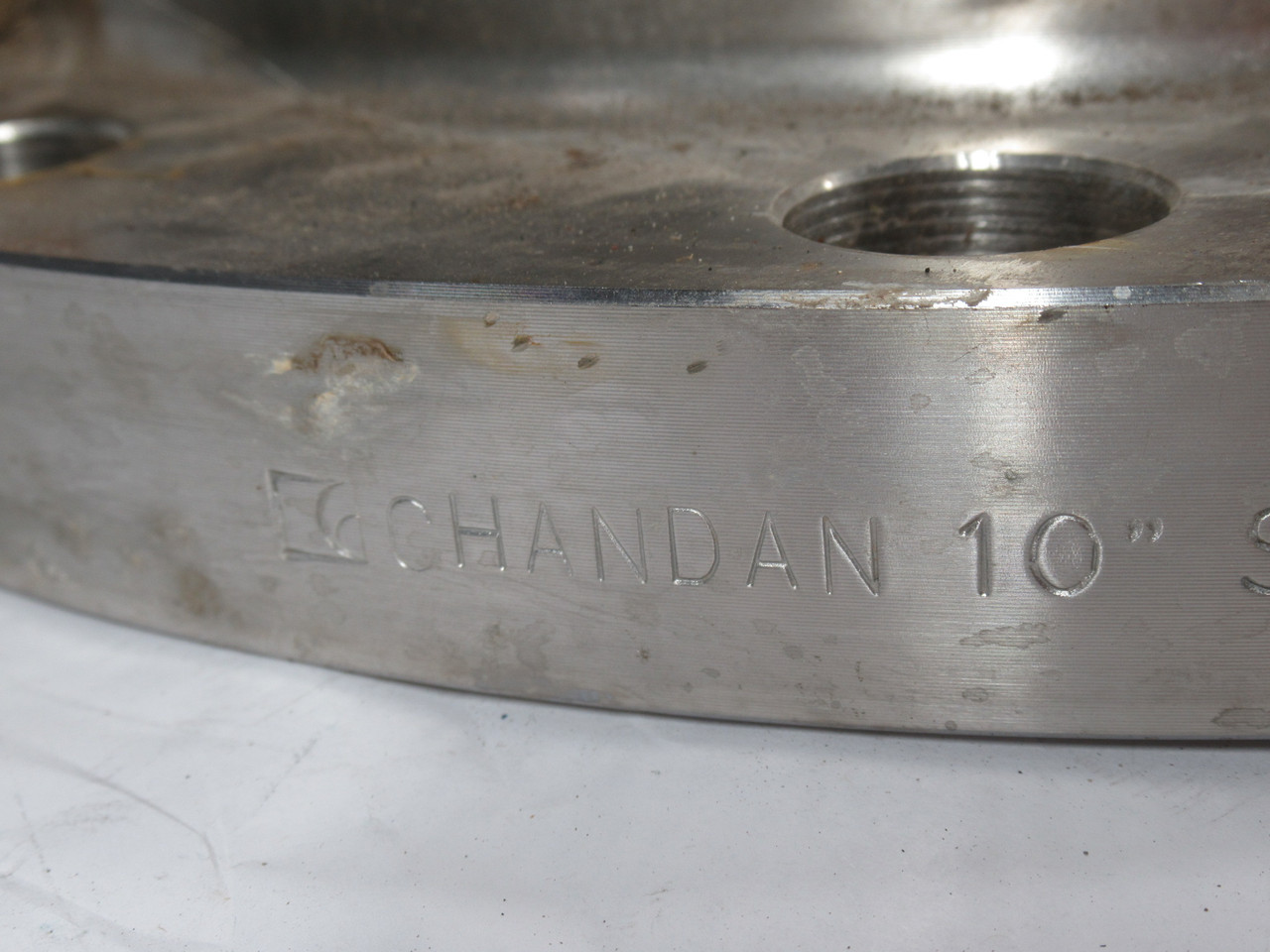 Chandan CH-10282 Flex Hose 17-5/8"TL 16"FD 10"ID 12 Bolt SHELF WEAR NOP
