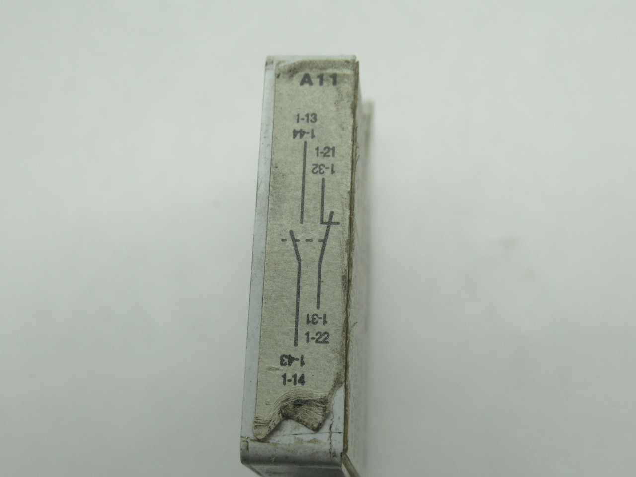 Allen-Bradley 140-A11 Series A Auxiliary Contact Block 600V 5A 1NO 1NC USED