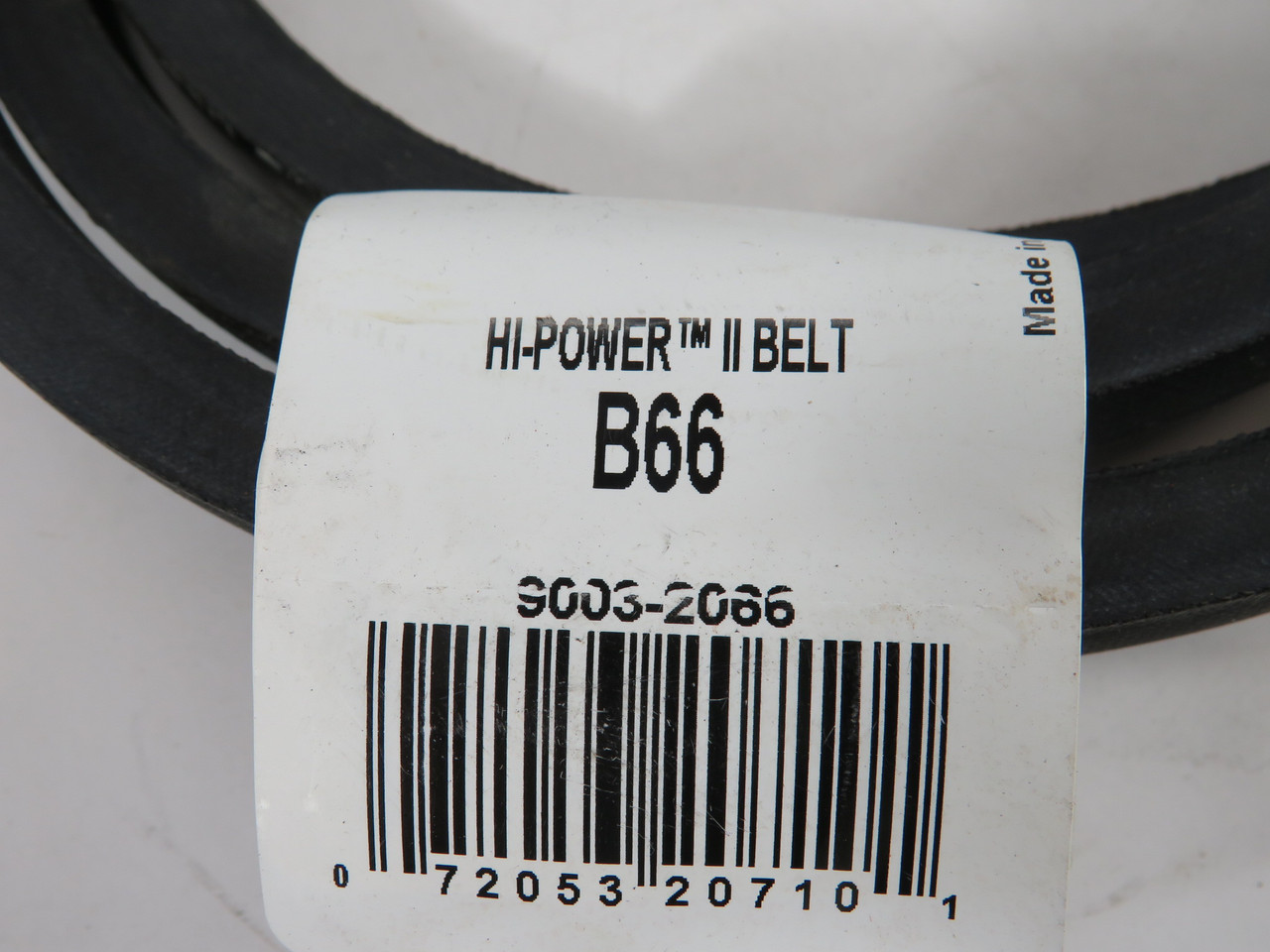 Gates B66 9003-2066 H-Power II V-Belt 66"L .66"W .43"Th SHELF WEAR NEW