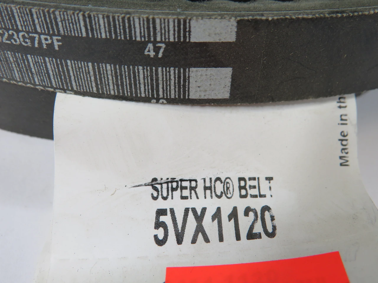 Gates 5VX1120 9414-1120 Super HC Molded Notched V-Belt 112"L SHELF WEAR NEW