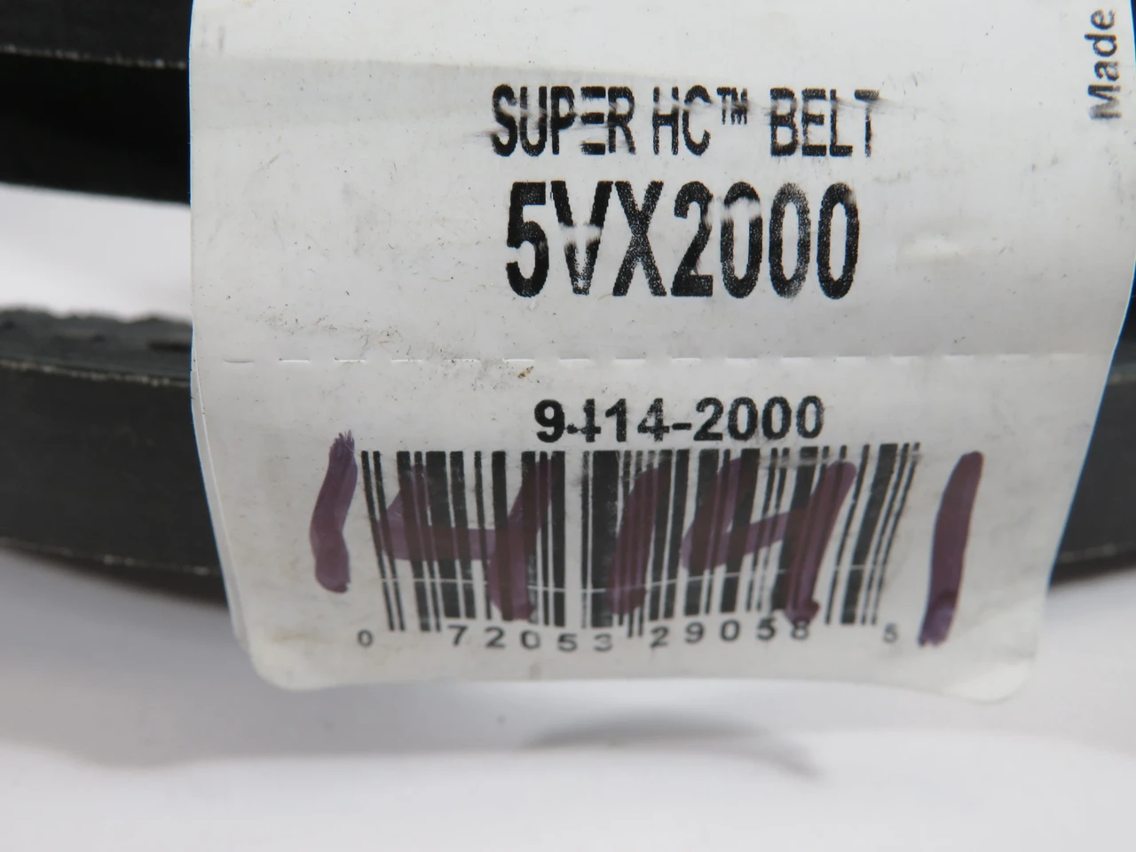 Gates 5VX2000 9414-2000 Super HC Molded Notched V-Belt 200"L SHELF WEAR NEW