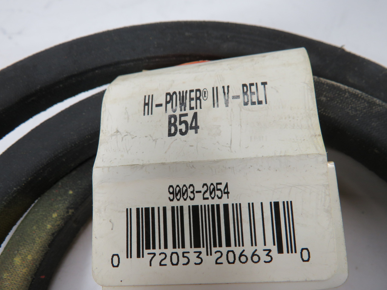 Gates B54 9003-2054 Hi-Power II V-Belt 54"L 0.66"W 0.43"Th SHELF WEAR NEW