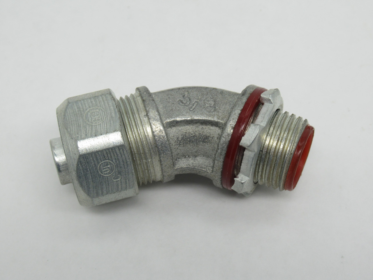 SCI LT3845-IC 45-Degree Liquid-Tight Connector w/ Insulated Throat 3/8" NPT NOP