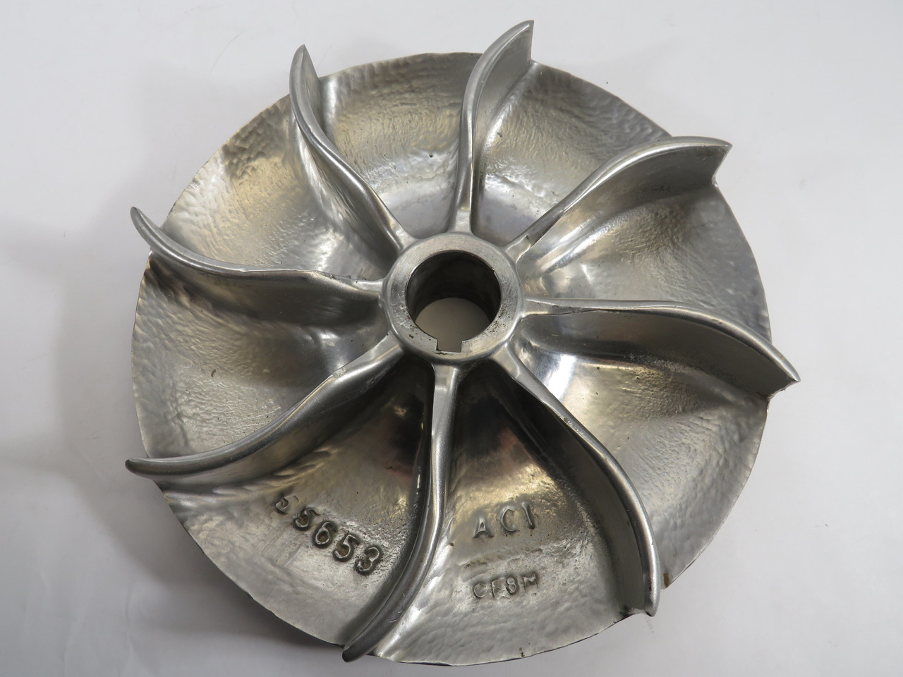 Generic 55653 Pump Impeller 8 Vane 11" Diameter 1-1/2"ID CF8M SHELF WEAR NOP