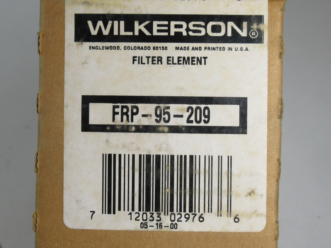 Wilkerson FRP-95-209 F30 Filter Element 5 Micron SHELF WEAR NEW