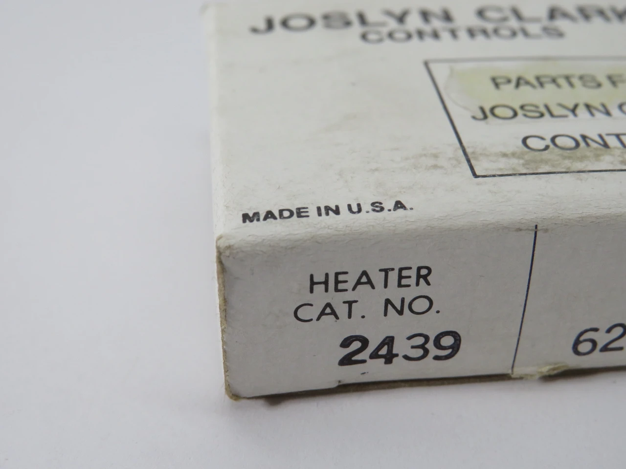 Joslyn Clark 2439 Thermal Overload Relay Heater Element BOX DAMAGE NEW