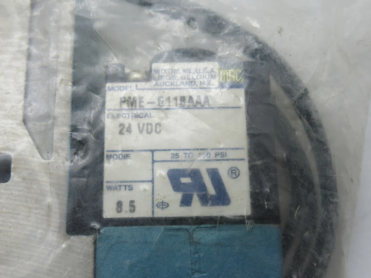 MAC 914B-PM-611BA 4/2-Way Solenoid Valve 1/4" NPT 24VDC 8.5W 25-150 psi NWB