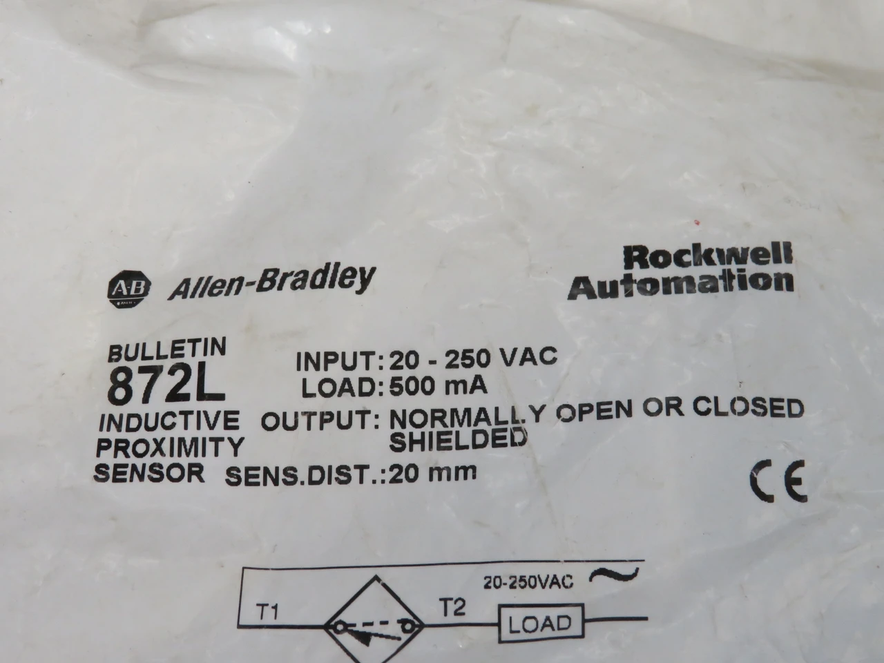 Allen-Bradley 872L-A20E40-T2 Series A Inductive Proximity Sensor OPEN BAG NWB