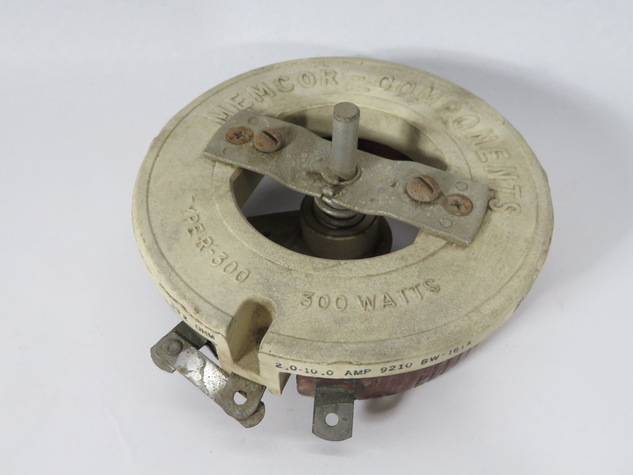 Memcor R-300-32 Ceramic Rheostat 600V 32 Ohms 2-10A 300W SHELF WEAR USED