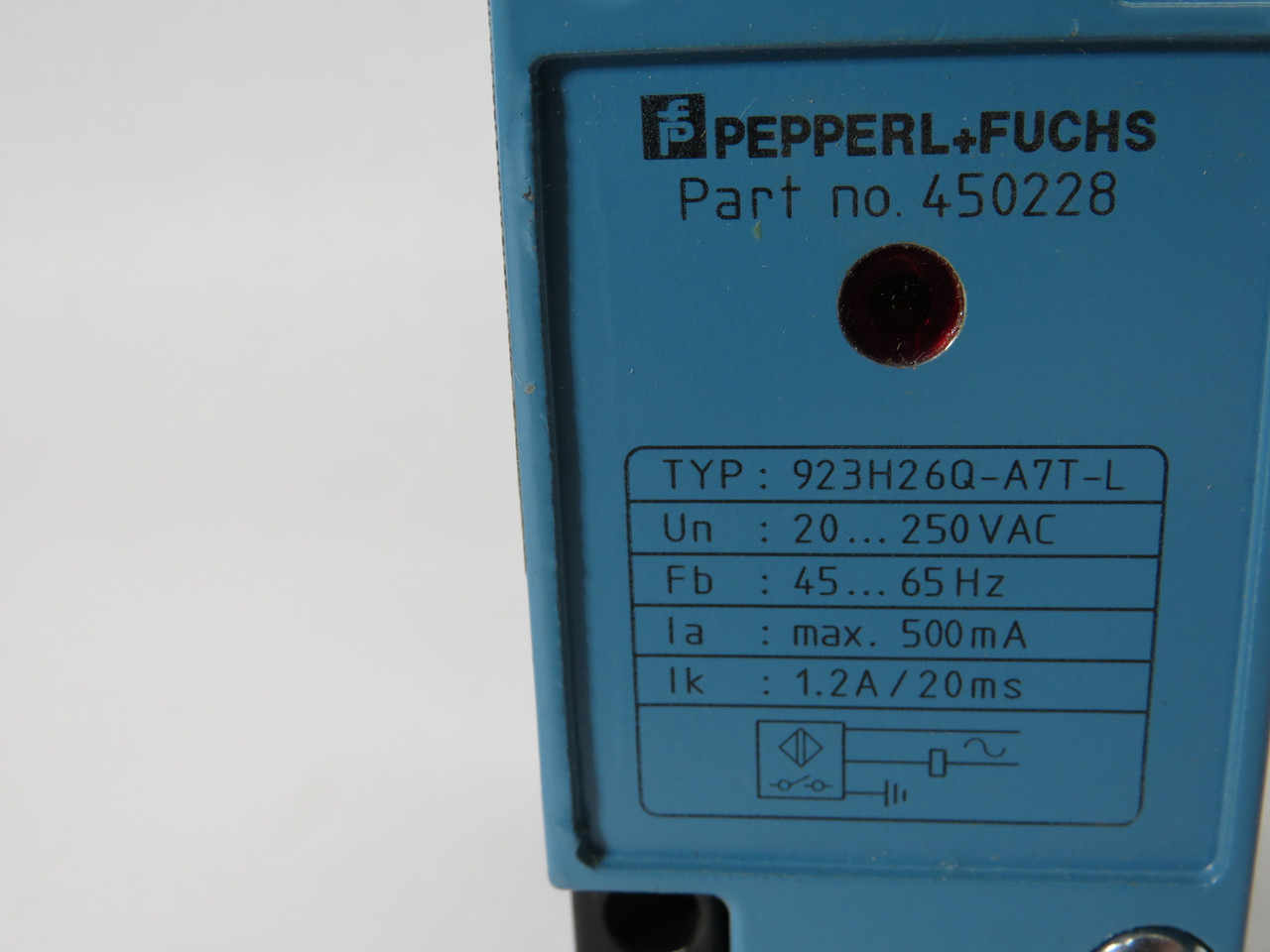 Pepperl+Fuchs 923H26Q-A7T-L Limit Switch Proximity Sensor 15mm SHELF WEAR NEW